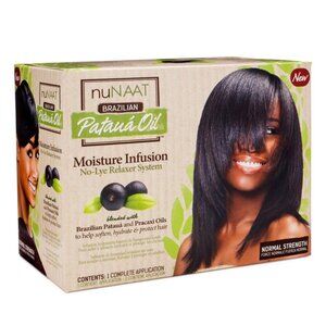 2X nuNAAT Brazilian Pataua Oil Moisture Infusion No-Lye Relaxer Normal Strength